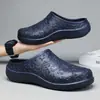 Sandalias impermeables para hombre sin cordones para deportes al aire libre y ocio, con una sensación cómoda y acolchada, adecuadas para el trabajo en la cocina