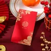 Nuevos Sobres Rojos de Boda, Sobres Rojos de Compromiso, Sobres Rojos con Palabras Felices, Paquetes Rojos para Regalos de Agradecimiento, Bolsas de Regalo para Recién Casados, Sobres Rojos para Dinero, Sobres Rojos para Bloquear la Puerta