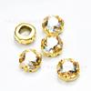 Alta Qualidade K912mm Base Dourada Fertilizante Quadrado Garra Diamante Ponta Afiada Dourada Garra Costurada à Mão Diamante DIY Roupas Sapato Bolsa Acessórios