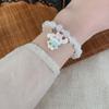 Pulseira de Miçangas Coloridas Dopamina Infantil Fofa Arco-Íris Estrelas Pulseira Design de Nicho Pulseira Sensação Fresca Verão