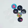 Llavero Caja Mini CD Acrílica NFC Disco Estrella Regalo para Fans Colgante Pequeño Creativo DIY Hecho a Medida
