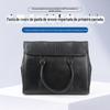 Bolsa de Mão Masculina Trançada em Couro Genuíno Bolsa de Ombro Casual de Couro Bovino de Primeira Camada Maleta de Couro Macio Moda Atacado
