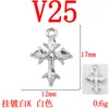 Nuevos accesorios de alta calidad, dulces y frescos, estilo barroco, para pendientes colgantes de joyería de aleación en forma de cruz DIY hechos a mano