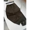 Recomendación PrincipalYuran 26 Estilo Nuevo Primavera Temprana Lino Lavado a la Piedra Bambú Tencel Cintura Elástica Pantalones de Aire Largos hasta el Suelo