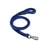 Direto da fábrica corda de cachorro trançada de oito fios coleira de pescoço para cachorro corda de tração forte e durável fivela de metal ferro corrente