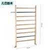 Marco de Madera Ripplered y Accesorios Colgantes Equipo de Entrenamiento para Interiores Estructura de Escalada para Niños Estudio de Danza Estiramiento de Piernas Ejercicio de Equilibrio Sentado y de Pie