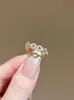 Nuevo Anillo de Zirconia para Hacer Dinero Estilo Chino, Lujo Ligero, Versátil, Personalizado, Moderno, Retro, de Nicho, Anillo Abierto Ajustable