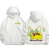 Estación Independiente de Aliexpress Transfronteriza Comercio Exterior Dibujos Animados Divertidos Patricio Estrella Bob Esponja Sudadera con Capucha de Moda para Hombre