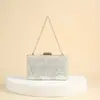 Estilo Xiao Xiang bolsa pequena nova de alta qualidade nova moda atacado cravejada de diamantes personalidade corrente de metal bolsa de ombro geração transfronteiriça