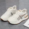 [Fábrica de Origen] Zapatos de Verano para Mujer 2025 Verano Versátiles de Suela Gruesa Casual de Lona Antideslizantes Resistentes al Desgaste Zapatos Blancos