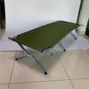 Silla de playa conveniente para acampar al aire libre, cama plegable para ocio, estructura de tubo de hierro, cama de campamento, impresión de LOGOTIPO publicitario