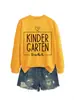 Maestra de Jardín de Infantes Amazon eBay Estación Independiente Sudaderas Casuales Simples para Mujer Otoño Invierno