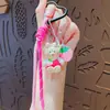 Bolsa de Morango Desenho Animado Criativo Chaveiro de Urso Casal Fofo Pingente de Mochila Escolar Chaveiro de Carro Pequeno Presente Venda por Atacado