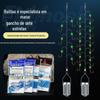 Gancho de ouro luz branca com gaiola de isca anzol de corda anzol de tira branca anzol de faca azul anzol luminoso anzol de corda anzol explosivo equipamento de pesca atacado