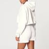 Procesamiento Personalizado Sudadera Transfronteriza Conjunto Mujer con Capucha Ombliguera Estilo Callejero Top Ropa Deportiva Running Fitness Pantalones de Yoga