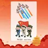 Pegatinas de Tatuaje Patrióticas Temáticas del Día Nacional Chino Transfronterizas Elementos Patrióticos Atmósfera del Día Nacional Actividades de Jardín de Infancia del Día Nacional 2025