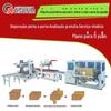 Máquina automática de desempacotamento, vedação com tampa dobrável, etiquetadora de superfície plana única para e-commerce expresso, linha de montagem de embalagem de fábrica Suzhou