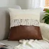 Funda de Cojín Estilo Ins Transfronterizo Lujo Borla Bohemia Étnica para Casa de Huéspedes Sala de Estar Almohada de Respaldo