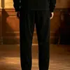 Pantalones Casuales de Pana Estilo Old Money para Hombre, Pantalones de Negocios Holgados de Pierna Recta, Elegantes Pantalones de Traje Holgados de Corte Slim para Hombre