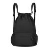 Mochila de cordón informal de otoño e invierno transfronteriza práctica portátil gran capacidad cierre color sólido mochila para estudiantes venta al por mayor