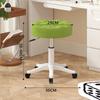 Silla giratoria para barbería, Taburete para salón de peluquería, Taburete especial para peluquería con ruedas, Taburete de altura ajustable, Taburete bajo ajustable para uso doméstico