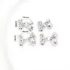 Set de Colgante de Tres Piezas de Oro Real de 18K con Lirio del Valle, Accesorios de Cuentas de Loto de Tres Vías, Accesorios para Manualidades, Cuentas para Pulsera D171
