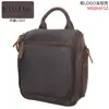 Bolso de Cosméticos de Cuero de Vaca de Primera Capa de Moda, Bolsa de Almacenamiento de Artículos de Tocador Portátil de Gran Capacidad, Bolsa de Almacenamiento de Cosméticos de Viaje Resistente al Desgaste de Cuero Genuino