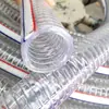 Fabricante de Manguera de Acero Transparente de PVC, Engrosada, Resistente a la Presión, Resistente a la Congelación, Resistente al Aceite, Manguera para Bomba de Agua de 1 Pulgada 25 mm, Manguera Reforzada con Alambre de Acero
