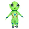 Fantasia inflável de alienígena para Halloween, fantasia de mascote engraçada para desfiles de feriado, cosplay colorido