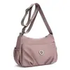 Mochila Bolsa Dumpling Feminina 2026 Nova Versátil Pequena Bolsa Tecido de Nylon Bolsa Casual Ombro Único Transversal Impermeável Bolsa Feminina