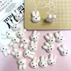 Cabeza de Conejo Linda Miffy Resina Manicura Accesorios Hechos a Mano Pegamento Crema Pasador DIY Accesorios para el Cabello Funda para Teléfono Móvil Zapatos con Agujeros
