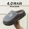 Pantuflas de Algodón para Hombre Talla Extra Grande Suela Gruesa Antideslizantes de Interior Cálidas Pantuflas de Algodón para Hombre Pantuflas de Algodón de Invierno para Pareja Invierno