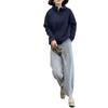 22859 Da Ai Mei Yi Yuan 2026 Outono/Inverno Nova Moda Moletom Solto com Capuz Calças de Moletom Casuais Emagrecimento Roupas Femininas