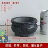 Incensário de Pedra para Locais de Sepultamento, Incensário de Pedra para o Festival Qingming ao Ar Livre, Incensário Sacrificial, Oferendas de Sepultamento, Tigela Tesouro de Pedra para Cemitérios