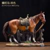 Estatua de Caballo Popular, Hogar de Lujo Ligero, Pequeños Adornos de Caballo, Decoración de Entrada de Sala de Estar Mueble de TV, Artesanías del Año del Caballo de la Fortuna