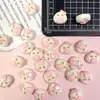Acessórios de unha em miniatura de desenho animado de animais, presilhas de cabelo, brincos, acessórios de árvore para dedos DIY feitos à mão, tamancos, transfronteiriço