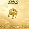 Estilo Chinês Antigo Liga de Metal Cadeado da Longevidade Cadeado Ruyi Pingente de Colar Vazado Presente para Homens e Mulheres Acessórios Decorativos