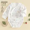 Mameluco de algodón clase A para bebé con mangas largas, mameluco triangular, ropa para bebé para primavera y otoño