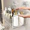 Estante de Almacenamiento con Ventosa Personalizado sin Taladro Caja de Almacenamiento Montada en la Pared del Baño Estante de Almacenamiento Inodoro Baño Cosméticos