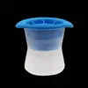 Molde redondo de silicona para hockey sobre hielo, para whisky, para hacer cubitos de hielo esféricos grandes