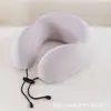 Almohada de Viaje en Forma de U para el Cuello, Almohada Portátil para Avión, Reposacabezas para el Cuello de Coche, para Dormir en Viajes Largos, Almohada Cervical en Forma de U para Trenes de Alta Velocidad