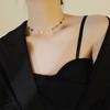 Suministro transfronterizo de collar pulsera de hueso de serpiente de múltiples vueltas personalidad hip-hop ins no se decolora acero de titanio adornos de mano para mujer