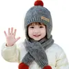 Gorro de Protección para Orejas de Bebé Invierno Estilo Coreano Gorro de Lana Engrosado Cálido Gorro de Punto a Prueba de Viento para Otoño e Invierno de Bebé