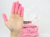 Dedal de látex antiestático de fábrica sin polvo y desechable beige blanco negro rosa
