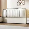 Nueva Cabecera Tapizada de Madera Maciza Cabecera Integrada de Pie Tablero de Cabecera Se Vende por Separado Cabecera de Cama Doble de Madera Maciza Ultradelgada