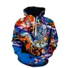 Cardigan con Cremallera y Capucha de Nuevo Modelo Transfronterizo Jojo Qi Maravillosa Aventura Impreso en 3D Sudadera Chaqueta Cosplay de Anime