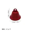 Campana Dorada DIY Accesorios Festivos Decoración Navideña Colgante Hecho a Mano Campana de Metal Abierta con Forma de Campana Trompeta Retro