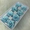 Flores Eternas Rosas Cor de Pérola 4-5cm Cabeças de Rosa Buquê Materiais Florais Atacado Rosa Rosa