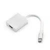 Adaptador HD tipo-C para HDMI em liga de alumínio typec para HDMI HD telefone celular TV com cabo de tela