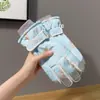 Novas Luvas de Esqui Espessadas e de Veludo Quentes e Impermeáveis para Ciclismo Outdoor Outono e Inverno à Prova de Vento Luvas com Tela Sensível ao Toque Proteção contra Frio para Esqui